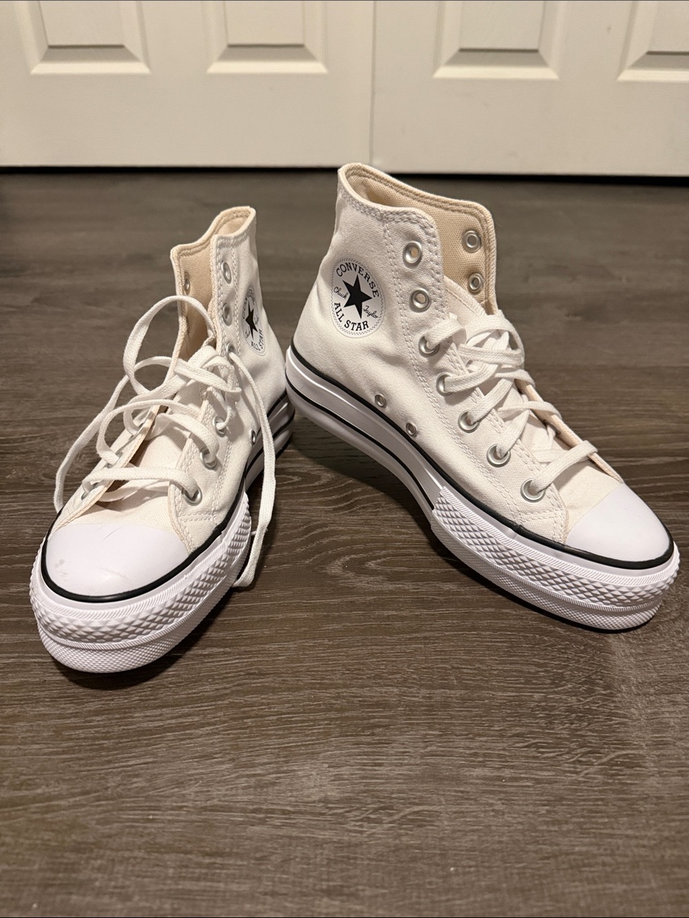 Converse Platform White High Top Sneakers